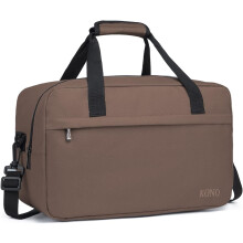 Kono Sac Bandoulière en Tissu Oxford, Grande Taille, Résistant à l'Eau, Format A4, Marron