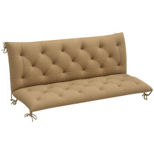Three-Seater Bench Cushion - Khaki