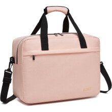 Kono Sac Bandoulière en Tissu Oxford, Grande Taille, Résistant à l'Eau, Format A4, Rose