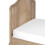 Fleur Rattan Bed 150Cm - Light Oak 4
