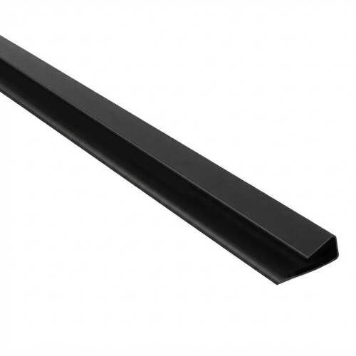 NES Home Cladding Starter Trim 2700mm x 6mm - Black