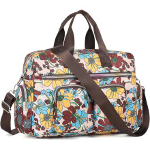 Sac à main Kono pour femme, à fleurs, couleur Kaki, imperméable, grande capacité, multi-poches