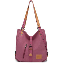 Kono Sac 3-en-1 en Toile, Grand Sac à Dos Rétro Nomade pour Bureau et Usage Quotidien