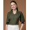 Style Quotient Damen-Top in Uni-Olivgrόn, Polymoss 3