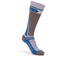 (12/3, Blue / Navy) Trespass Unisex Kids Comfort Ski Socks - Boreeze