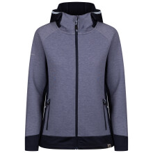 (8, Indigo Tone Marl) Trespass Womens Quick Dry Active Hoodie - Sophy