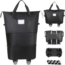 Sac de voyage grande capacité en tissu Oxford, compartiments sec et humide, résistant à l'usure