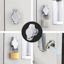 Cabinet Door Padlock Keyless Mechanical Cam Lock Home Office Furniture Cabinet Padlock Door Lock 30mm