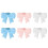 6 Pack Silicone Bow Headphone Accessories, Cute Clip- Bow Decorations for Headphones 2