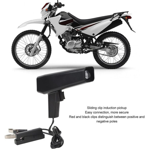 12V Digital Ignition Timing Light Gun with LCD Display, Engine Timing Tester for Automobile and Motorcycle Engines