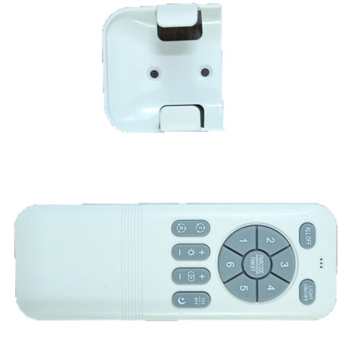 Ventilateur D'Intérieur 24 V avec Télécommande 433 MHz, Variateur D'Intensité Progressif, 6 Vitesses et Support 1