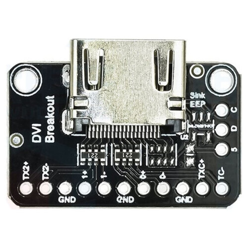 For Adafruit DVI Breakout Board for -Compatible Source Devices, High-Speed Digital Video Interface Adapter Module