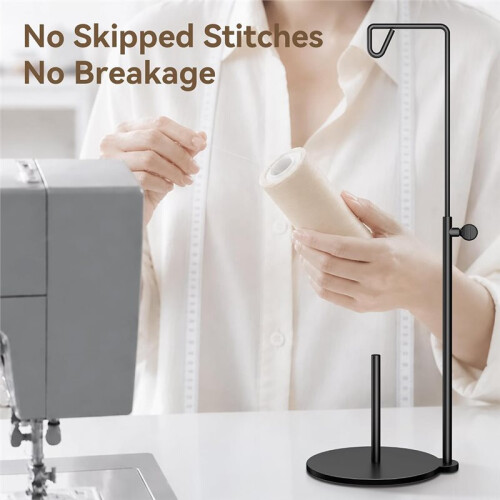 Adjustable Cone Thread Stand Spool Holder for Sewing Machine Embroidery Quilting Serger Machines, Single Thread Stand(B)