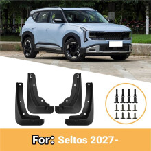 Car Mudguard Mud Flaps Guard Flap Mudguards for Seltos 2027 Front Rear Mudguard