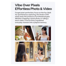 CCD Ă Viseur Transparent C100 pour Vlogging et Appareil Photo Compact
