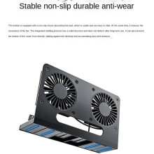 Soporte de Refrigeración Vertical con Doble Ventilador USB de 5 V para Router de Escritorio con Base Retráctil para Módem/Router, Color