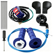 Kit de Câble D'Accélérateur pour -Moto (7/8") Compatible avec les Modèles BT200X, CC100X, CRF, SSR et TTR (50cc, 90cc, 110cc, 125cc) et Quads