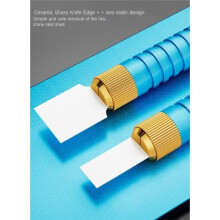 Conjunto de 1 Raspador de Cerâmica para Reparo, Raspadores de Solda Lisos Não Magnéticos, Adequados para Reparar Capas Traseiras de Celulares.
