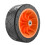 Folding Wagon Wheel for Heavy Duty Garden Utility Cart - Smooth Quiet Rolling Replacement 1