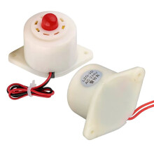 4Stück LZQ-3D Elektronische Hochschall-Summer mit Blinklichtanzeige, Akustischem Alarm, 24 V, Akustisch-Optischer Alarm