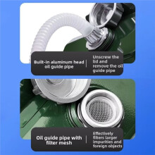 Portable 10L Oil Thickened Spare Tank for Outdoor Camping Outdoor Water Storage for Car Motorcycle RV Travel