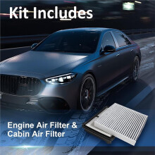Conjunto de Filtro de Ar da Cabine e Do Motor CA12051 CF11182 para 2.0L 2016-2026 e HR-V 2.0L 2023-2026