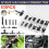 Car Hose Connector Assortment Reducer Set Plastic Straight T Piece Connectors for Cooling Systems Engine-Feed Systems 1