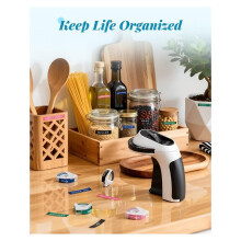 Vintage Embossing Label Maker Machine with 6 Tapes, Manual Retro 3D Labeler for DIY Crafts & Scrapbooking