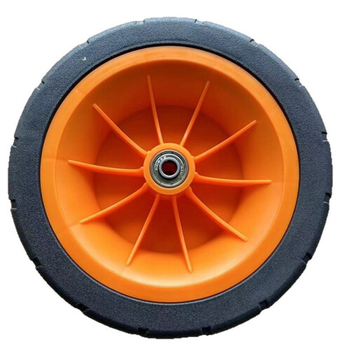 Folding Wagon Wheel for Heavy Duty Garden Utility Cart - Smooth Quiet Rolling Replacement 2