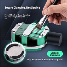 IC Chip Degumming Station Dual Thickness 0.2mm/0.4mm for BGA CPU IC Glue Removal with Tempered Glass and Metal Base