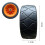 Folding Wagon Wheel for Heavy Duty Garden Utility Cart - Smooth Quiet Rolling Replacement 6