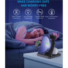 For Fold 7 6 5 Wireless Charger Stand Fast Charging Station Dock for S26 Ultra Watch Buds