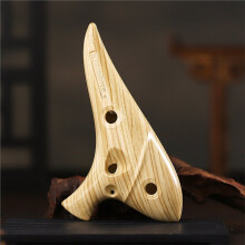 12-Gaats Ocarina, Draagbare Professionele Handocarina voor Tenor- en Altoren, Muzikale Ocarina van Hars
