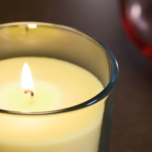 IKEA LOTSFÅGEL Scented Candle in Glass 40Hr 2