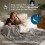 LIVIVO Premium Sherpa Heated Throw Grey 2