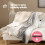 LIVIVO Premium Sherpa Heated Throw Grey 7