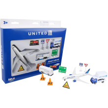 DARON United Airlines Airport Playset