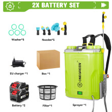 ONEGREEN Pulvérisateur Électrique, Capacité 20L, Lot de 2 Batteries, Pour Jardin et Plantes