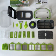 (25in1)Multi Purpose Kitchen Slicer With Food Grade Plastic And Stainless Blades Steel
