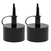 2x Kunststof Opblaasmondstuk voor Vacuümslangen van 1,25 Inch of 2,5 Inch. Onderdelen en Accessoires voor Huishoudelijke Apparaten. Reinigingsslang