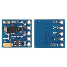 8er-Set GY-271 QMC5883L 3 Dreifach-Kompass-Magnetometer-Sensormodul 3-5V IIC Elektronisches Kompassmodul
