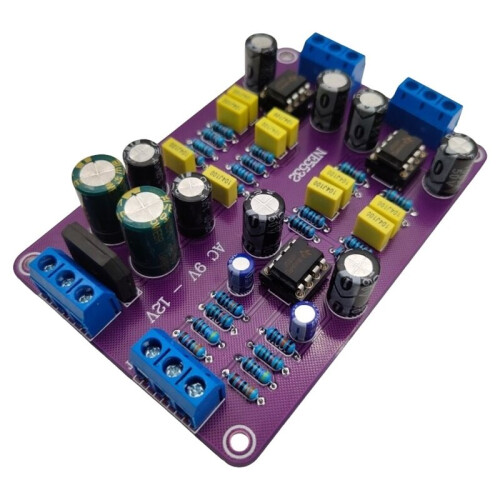 NE5532 Dual-Channel Active Crossover/Preamp Filter - Stereo Audio Electronic Crossover Board 159HZ