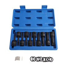 1/2 Inch Drive Impact Star Bit Socket Set T30-T100 CrV Steel Hex Socket Tools Auto Repair Wrench Accessories