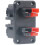 45A 600V Power Plug Cable Connectors for Plug Connector Fixed Mounting Bracket Panel Power Plug Connector 1