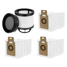 Juego de Filtro y Bolsa de Polvo de Repuesto para Aspiradora de Mano para H50 Ultra. Filtro HEPA Lavable.