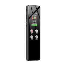 Grabadora de Voz Digital de 64 GB Activada por Voz con Reproducción para Conferencias y Reuniones. Dispositivo de Grabación de Audio. Dictáfono.