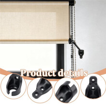 18Pcs Bungee Cords Receivers Brackets Universal Blinds Bungee Replacement Parts Roller Blind Accessories