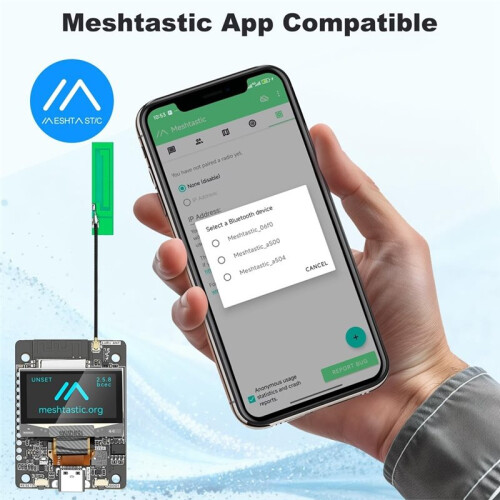 Para Meshtastic ThinkNode M2 LoRa Dev Board ESP32-S3 SX1262 LoRa WiFi  con Pantalla OLED de 1,3" Antena Mesh 915MHZ 1