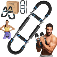 Saker Twister Arm Trainer, Renforcisseur d'avant-bras réglable 3 niveaux 66/88/110Lbs, Équipement de musculation portable