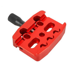 90mm Quick-Release Dovetail Clamp (75 Mounting Angle, Compatible with 44mm Narrow Dovetail Plates) Red